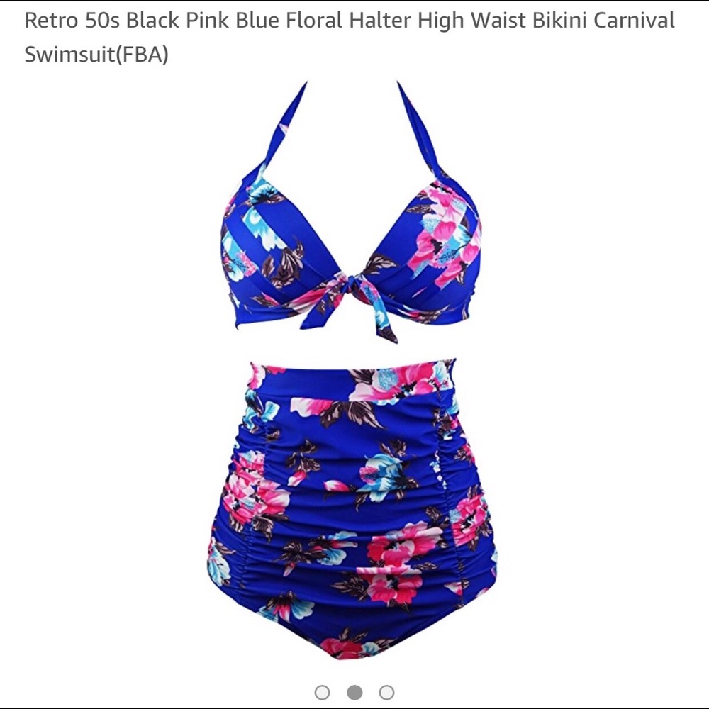 Retro High Waist Swimsuit